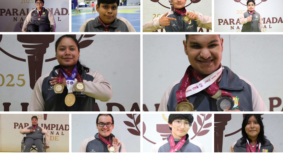 Regresan con medallas: Nayarit brilla en la Paralimpiada Nacional 2025